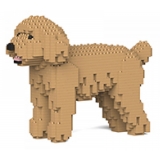 Jekca - Toy Poodle 01-M03 - Big - Lego - Sculpture - Construction - 4D - Brick Animals - Toys