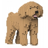 Jekca - Toy Poodle 01-M03 - Big - Lego - Sculpture - Construction - 4D - Brick Animals - Toys