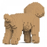 Jekca - Toy Poodle 01-M03 - Big - Lego - Sculpture - Construction - 4D - Brick Animals - Toys