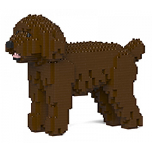 Jekca - Toy Poodle 01-M05 - Big - Lego - Scultura - Costruzione - 4D - Animali di Mattoncini - Toys