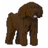 Jekca - Toy Poodle 01-M05 - Big - Lego - Sculpture - Construction - 4D - Brick Animals - Toys