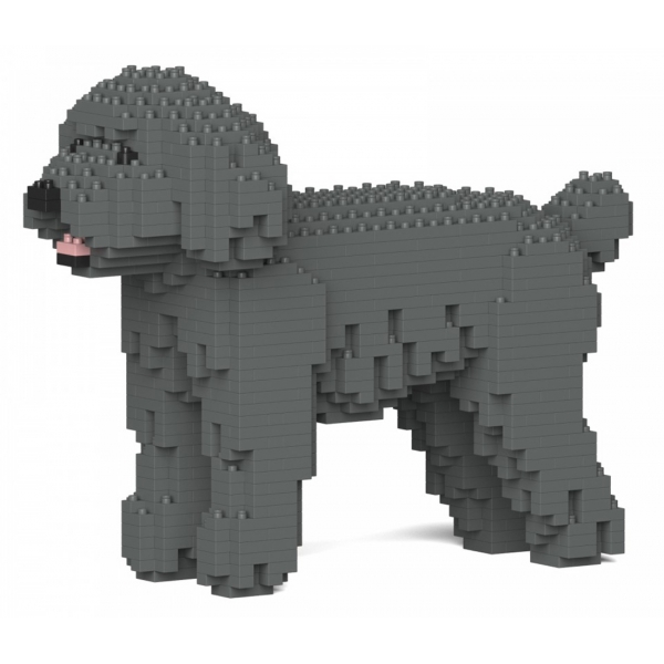 Jekca - Toy Poodle 01-M06 - Big - Lego - Sculpture - Construction - 4D - Brick Animals - Toys