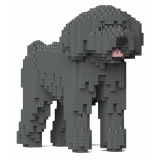 Jekca - Toy Poodle 01-M06 - Big - Lego - Sculpture - Construction - 4D - Brick Animals - Toys