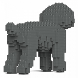 Jekca - Toy Poodle 01-M06 - Big - Lego - Sculpture - Construction - 4D - Brick Animals - Toys