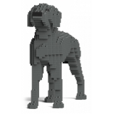 Jekca - Weimaraner 01 - Big - Lego - Sculpture - Construction - 4D - Brick Animals - Toys