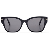 Tom Ford - Polarized Elsa Sunglasses - Square Sunglasses - Black - Sunglasses - Tom Ford Eyewear