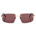 Tom Ford - Square Titanium Horn Sunglasses - Brown - Sunglasses - Tom Ford Eyewear