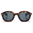 Tom Ford - Occhiali da Sole Raffa - Occhiali da Sole Rotondi - Havana - Occhiali da Sole - Tom Ford Eyewear