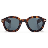 Tom Ford - Occhiali da Sole Raffa - Occhiali da Sole Rotondi - Havana - Occhiali da Sole - Tom Ford Eyewear