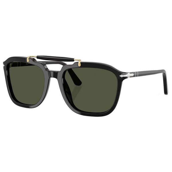 Persol - PO0203S - Senna Series - Black / Green - Sunglasses - Persol Eyewear