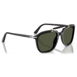 Persol - PO0203S - Senna Series - Black / Green - Sunglasses - Persol Eyewear