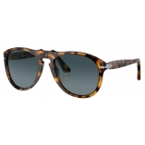 Persol - 649 - Madreterra / Azzurro - Occhiali da Sole - Persol Eyewear