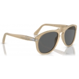 Persol - 649 - Opal Beige / Dark Grey - Sunglasses - Persol Eyewear