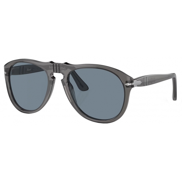 Persol - 649 - Grigio Trasparente / Blu - Occhiali da Sole - Persol Eyewear