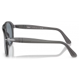 Persol - 649 - Transparent Grey / Blue - Sunglasses - Persol Eyewear