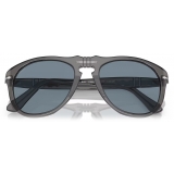 Persol - 649 - Transparent Grey / Blue - Sunglasses - Persol Eyewear