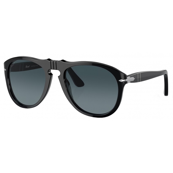 Persol - 649 - Black / Gradient Blue Polar - Sunglasses - Persol Eyewear