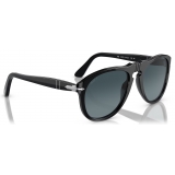 Persol - 649 - Black / Gradient Blue Polar - Sunglasses - Persol Eyewear