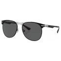 Persol - 649 Iron - Nero / Grigio Scuro - Occhiali da Sole - Persol Eyewear