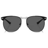 Persol - 649 Iron - Nero / Grigio Scuro - Occhiali da Sole - Persol Eyewear