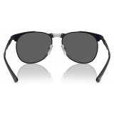 Persol - 649 Iron - Black / Dark Grey - Sunglasses - Persol Eyewear