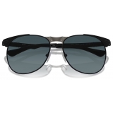 Persol - 649 Iron - Black / Polar Gradient Dark Blue - Sunglasses - Persol Eyewear