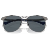 Persol - 649 Iron - Canna di Fucile / Blu - Occhiali da Sole - Persol Eyewear