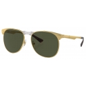 Persol - 649 Iron - Gold / Green - Sunglasses - Persol Eyewear