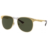 Persol - 649 Iron - Gold / Green - Sunglasses - Persol Eyewear