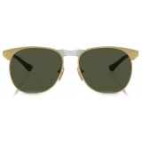 Persol - 649 Iron - Gold / Green - Sunglasses - Persol Eyewear