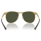 Persol - 649 Iron - Gold / Green - Sunglasses - Persol Eyewear