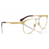 Persol - 649 Iron - Oro / Transizione Trasparente a Marrone - Occhiali da Sole - Persol Eyewear