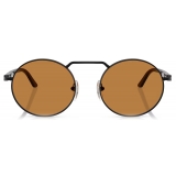 Persol - PO1019S - Semigloss Black / Yellow Brown - Sunglasses - Persol Eyewear