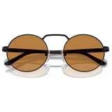 Persol - PO1019S - Nero Semilucido / Giallo Marrone - Occhiali da Sole - Persol Eyewear