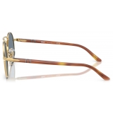 Persol - PO1019S - Gold / Light Blue - Sunglasses - Persol Eyewear