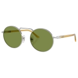 Persol - PO1019S - Silver / Light Green - Sunglasses - Persol Eyewear