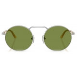 Persol - PO1019S - Silver / Light Green - Sunglasses - Persol Eyewear