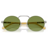 Persol - PO1019S - Silver / Light Green - Sunglasses - Persol Eyewear