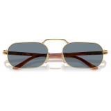 Persol - PO1020S - Gold / Light Blue - Sunglasses - Persol Eyewear