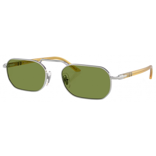 Persol - PO1020S - Silver / Green Light - Sunglasses - Persol Eyewear