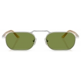 Persol - PO1020S - Argento / Verde Chiaro - Occhiali da Sole - Persol Eyewear