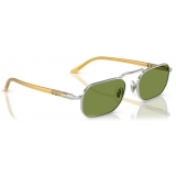 Persol - PO1020S - Argento / Verde Chiaro - Occhiali da Sole - Persol Eyewear