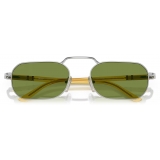 Persol - PO1020S - Argento / Verde Chiaro - Occhiali da Sole - Persol Eyewear