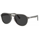 Persol - PO3235S - Smoke Opal / Dark Grey Polarized - Sunglasses - Persol Eyewear