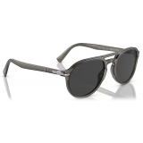 Persol - PO3235S - Smoke Opal / Dark Grey Polarized - Sunglasses - Persol Eyewear