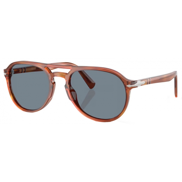 Persol - PO3235S - Terra di Siena / Light Blue - Sunglasses - Persol Eyewear