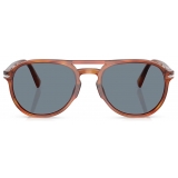 Persol - PO3235S - Terra di Siena / Light Blue - Sunglasses - Persol Eyewear