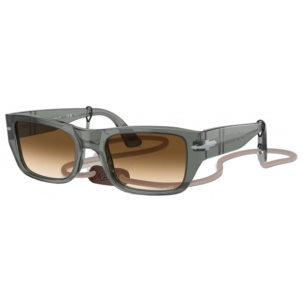 Persol - PO3268S - Exclusive - Transparent Green / Clear Gradient Brown - Sunglasses - Persol Eyewear