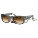 Persol - PO3268S - Exclusive - Verde Trasparente / Marrone Sfumato Trasparente - Occhiali da Sole - Persol