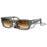 Persol - PO3268S - Exclusive - Transparent Green / Clear Gradient Brown - Sunglasses - Persol Eyewear